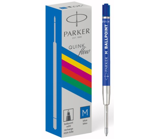 Стержень шариковый Parker QuinkFlow Basic Z09 (CW2166550) M 0.7мм синие чернила без упак. Стержень шариковый Parker QuinkFlow Basic Z09 (CW2166550) M 0.7мм синие чернила без упак.