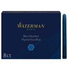 Картридж Waterman Standard (CWS0110910) синие чернила для ручек перьевых (8шт)