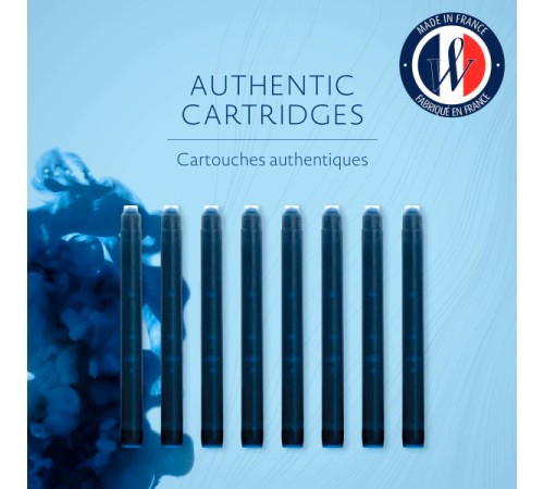 Картридж Waterman Standard (CWS0110910) синие чернила для ручек перьевых (8шт)