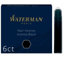 Картридж Waterman International 52011 (CWS0110940) черные чернила для ручек перьевых (6шт)
