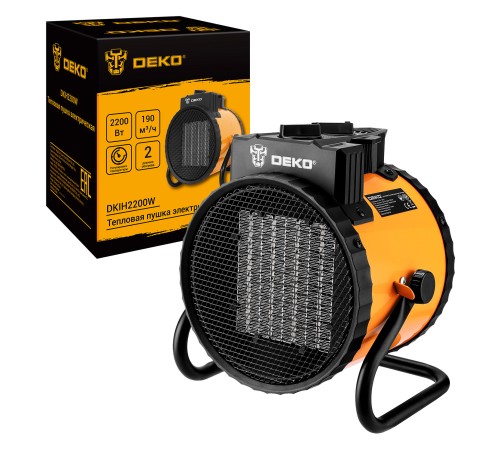 Тепловая пушка электрическая Deko DKIH2200W 2200Вт оранжевый Тепловая пушка электрическая Deko DKIH2200W 2200Вт оранжевый
