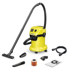 Строительный пылесос Karcher WD 3 P V-17/4/20 Workshop 1000Вт желтый