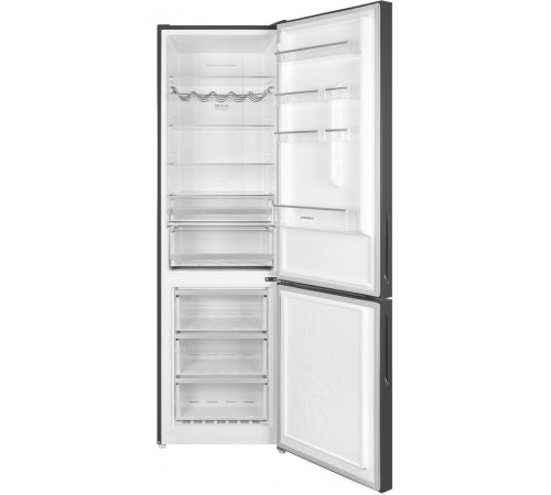 Холодильник Maunfeld MFF200NFSBE черная сталь (двухкамерный)