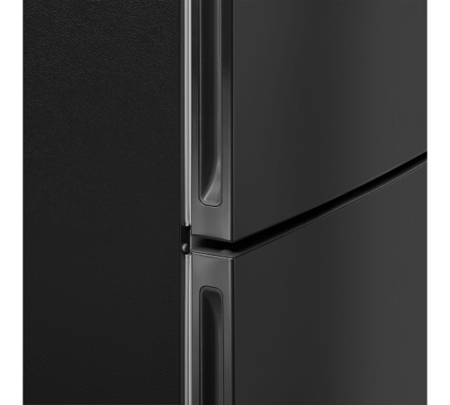 Холодильник Maunfeld MFF200NFSBE черная сталь (двухкамерный)