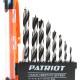 Набор сверл Patriot Набор сверл по дереву спиральные (815010103) по дереву (8пред.) для дрелей/перфораторов
