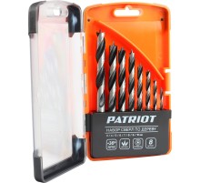 Набор сверл Patriot Набор сверл по дереву спиральные (815010103) по дереву (8пред.) для дрелей/перфораторов