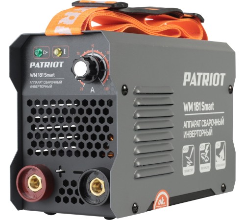 Сварочный аппарат Patriot WM 181 Smart инвертор ММА 7.2кВт
