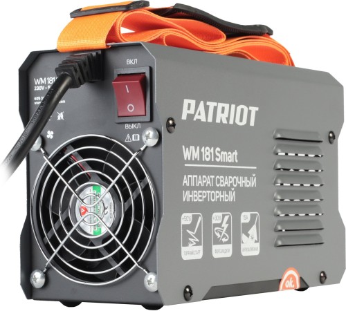 Сварочный аппарат Patriot WM 181 Smart инвертор ММА 7.2кВт