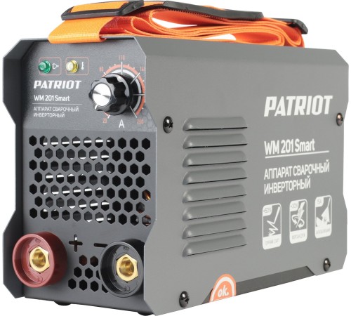 Сварочный аппарат Patriot WM 201 Smart инвертор ММА 8.3кВт