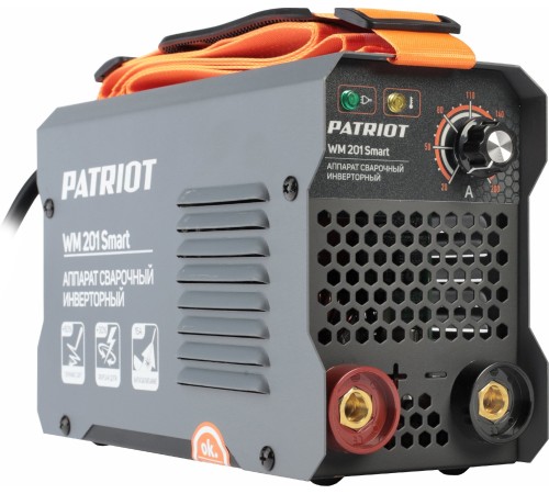 Сварочный аппарат Patriot WM 201 Smart инвертор ММА 8.3кВт