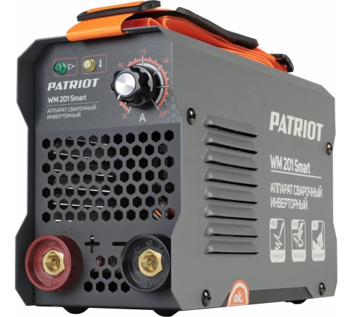 Сварочный аппарат Patriot WM 201 Smart инвертор ММА 8.3кВт
