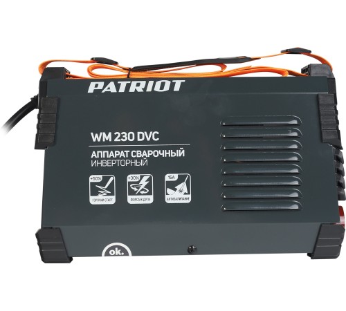 Сварочный аппарат Patriot WM230DVC инвертор ММА 10.7кВт