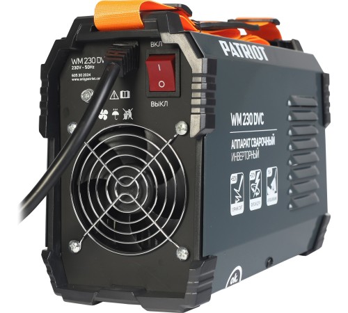 Сварочный аппарат Patriot WM230DVC инвертор ММА 10.7кВт