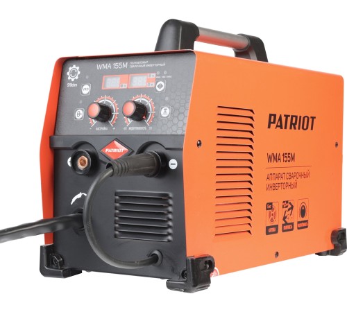 Сварочный полуавтомат Patriot WMA 155 M инвертор MIG-MAG/ММА 6.2кВт