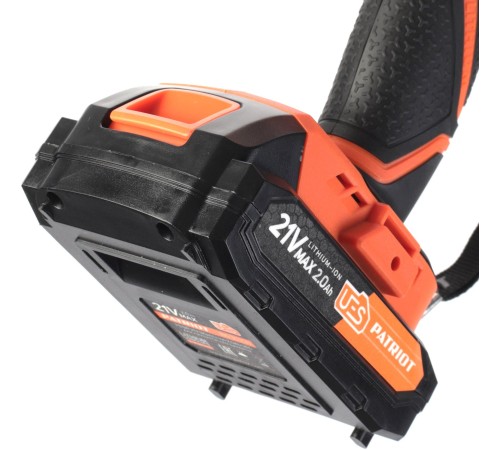 PATRIOT BR 189UES Дрель-шуруповерт аккумуляторная [180301549] { две АКБ Li-Ion 18В, 2,0 Ач, 29Нм, 2 скорости, кейс }