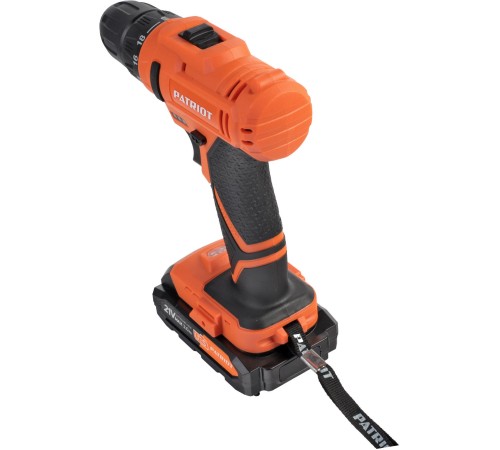 PATRIOT BR 189UES Дрель-шуруповерт аккумуляторная [180301549] { две АКБ Li-Ion 18В, 2,0 Ач, 29Нм, 2 скорости, кейс }