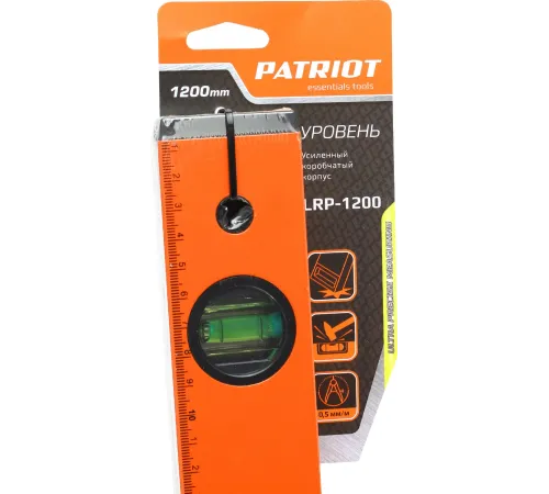 Уровень Patriot LRP-1200 пузырьковый 3глаз. магнит. оранжевый (350005554)