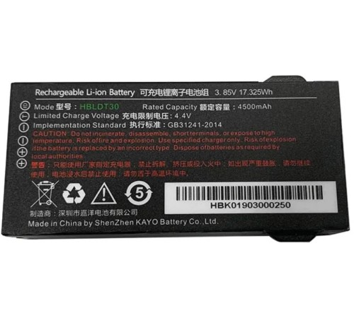 Аккумулятор Urovo ACCDT30-HBLDT30S HBLDT30 3.85V 4500mAh для DT30 Battery для DT30 (упак.:1шт) Аккумулятор Urovo ACCDT30-HBLDT30S HBLDT30 3.85V 4500mAh для DT30 Battery для DT30 (упак.:1шт)