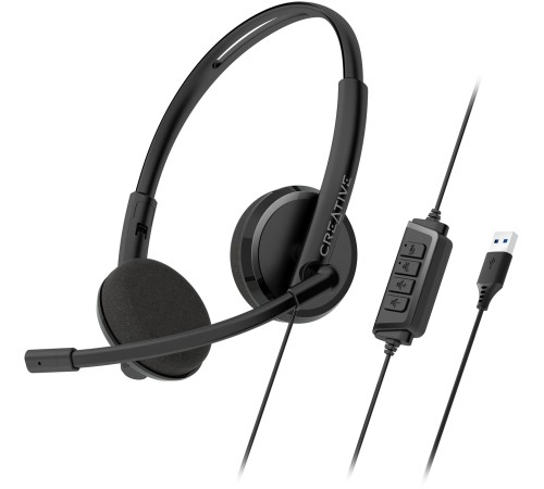 Наушники накладные Creative HS-220 2м проводные оголовье (51EF1070AA000) Наушники накладные Creative HS-220 2м проводные оголовье (51EF1070AA000)