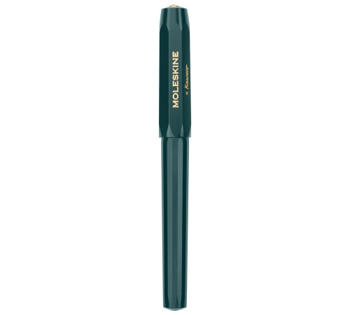 Ручка шариков. Moleskine Kaweco (KAWBALLPENGRN) Bottle Green d=1мм син. черн. подар.кор. шестигр.