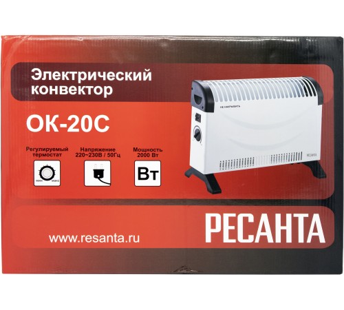 Конвектор Ресанта ОК-20С 2000Вт белый Конвектор Ресанта ОК-20С 2000Вт белый