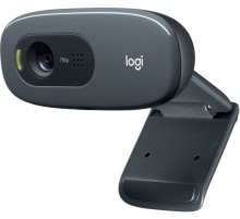 Камера Web Logitech HD Webcam C270 черный 0.9Mpix (1280x720) USB2.0 с микрофоном (960-000584)