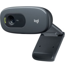 Камера Web Logitech HD Webcam C270 черный 0.9Mpix (1280x720) USB2.0 с микрофоном (960-000584)