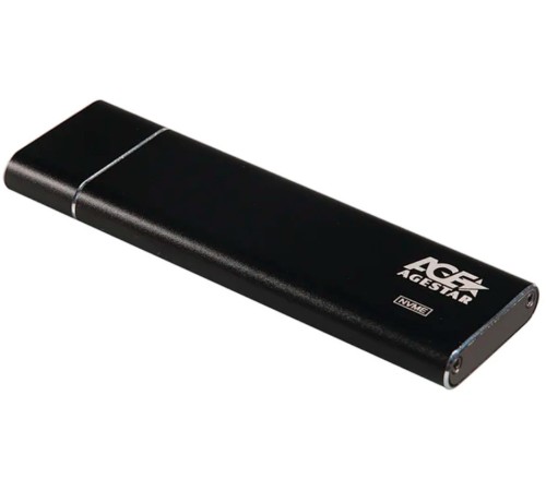 Внешний корпус SSD AgeStar 31UBNV5C NVMe USB3.2 алюминий черный M2 2280 M-key Внешний корпус SSD AgeStar 31UBNV5C NVMe USB3.2 алюминий черный M2 2280 M-key