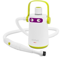 Пароочиститель ручной Kitfort КТ-9109-2 1000Вт белый/салатовый