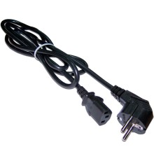 Кабель Lanmaster LAN-PP13/SHA-0.5-BK C13-Schuko проводник.:3x0.75мм2 0.5м 220В 10А (упак.:1шт) черный