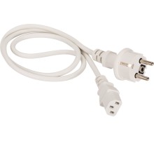Шнур питания Lanmaster LAN-PP13/SH-0.5-WH C13-Schuko проводник.:3x0.75мм2 0.5м 220В 10А (упак.:1шт) белый