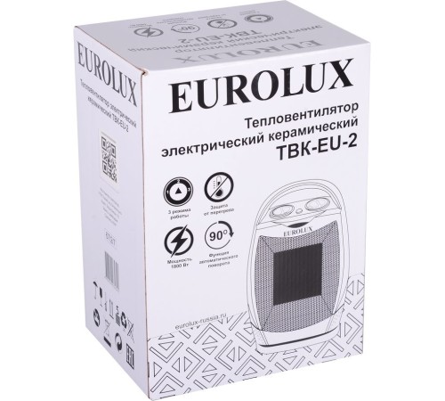 Тепловентилятор Eurolux ТВК-EU-2 1800Вт серый Тепловентилятор Eurolux ТВК-EU-2 1800Вт серый