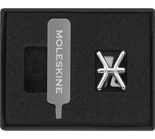 Шильд-символ Moleskine Zodiac Рыбы металл серебристый коробка с европод. PINPISCESSILV Шильд-символ Moleskine Zodiac Рыбы металл серебристый коробка с европод. PINPISCESSILV