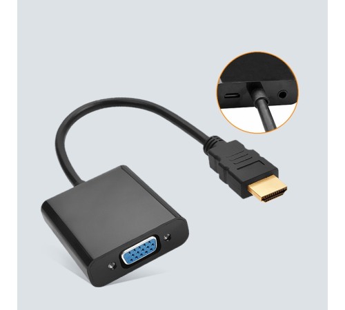 Переходник Buro HDMI-M-VGA-F-WUSB HDMI (m) VGA (f) 0.1м
