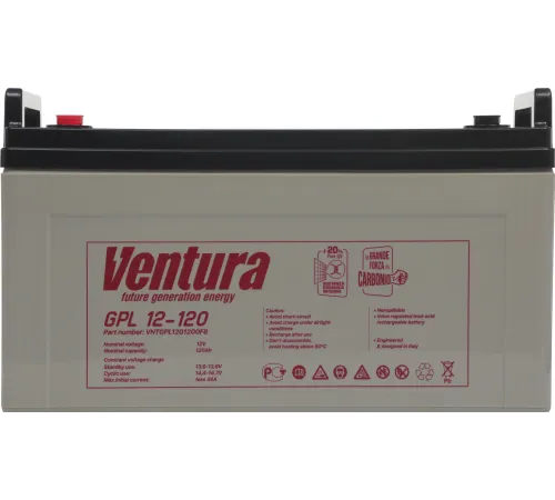Батарея для ИБП Ventura GPL 12-120 12В 120Ач Батарея для ИБП Ventura GPL 12-120 12В 120Ач