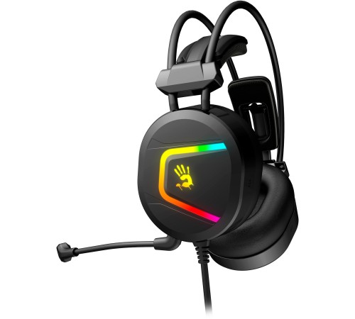 Наушники с микрофоном A4Tech Bloody MC750 черный 2.3м мониторные USB оголовье (MC750 BLACK) Наушники с микрофоном A4Tech Bloody MC750 черный 2.3м мониторные USB оголовье (MC750 BLACK)