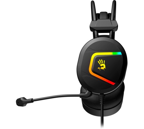 Наушники с микрофоном A4Tech Bloody MC750 черный 2.3м мониторные USB оголовье (MC750 BLACK) Наушники с микрофоном A4Tech Bloody MC750 черный 2.3м мониторные USB оголовье (MC750 BLACK)