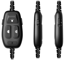 Наушники с микрофоном A4Tech Bloody MC750 серый 2.3м мониторные USB оголовье (MC750 GREY)