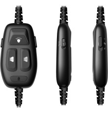 Наушники с микрофоном A4Tech Bloody MC750 серый 2.3м мониторные USB оголовье (MC750 GREY)