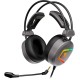 Наушники с микрофоном A4Tech Bloody MC750 серый 2.3м мониторные USB оголовье (MC750 GREY)