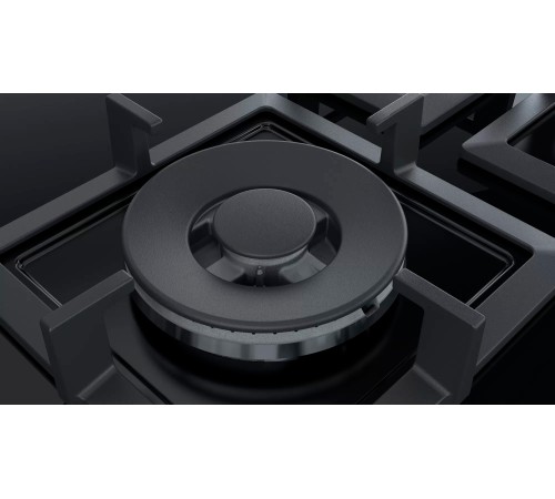 Газовая варочная поверхность Bosch PPQ7A6B20 черный Газовая варочная поверхность Bosch PPQ7A6B20 черный