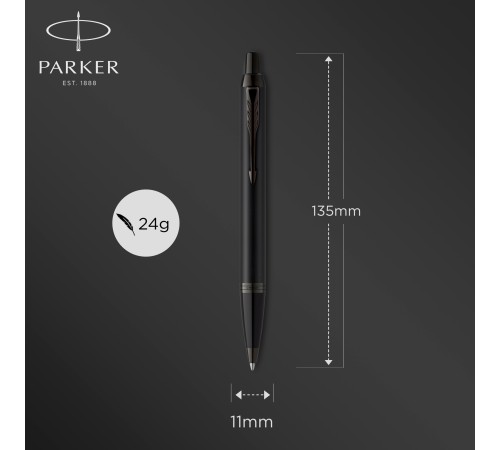 Ручка шариков. Parker IM Achromatic K317 (CW2127618) Matt Black M син. черн. подар.кор. Ручка шариков. Parker IM Achromatic K317 (CW2127618) Matt Black M син. черн. подар.кор.