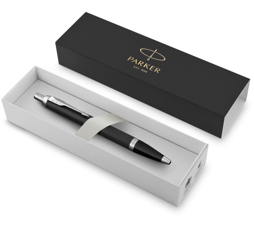 Ручка шариков. Parker IM Essential K319 (CW2143632) Matte Black CT M син. черн. подар.кор. Ручка шариков. Parker IM Essential K319 (CW2143632) Matte Black CT M син. черн. подар.кор.
