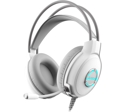 Наушники с микрофоном A4Tech Fstyler FH300U белый 2м накладные USB оголовье (FH300U WHITE)