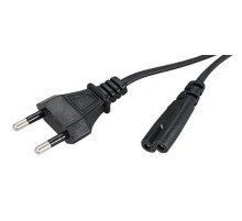 Кабель Buro BU-PCAB-1.8-2PIN IEC C7 (2-pin) Евровилка 1.8м
