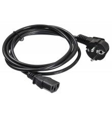 Кабель Buro BU-PCAB-5M-16A IEC C13 Евровилка угловой 5м