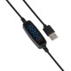 GAUSS RL002 Светодиодный светильник кольцевой ДНБ-14ВТ, USB, пульт управления в комплекте (3 цветовые температуры),диаметр 16см, IP20 Gauss