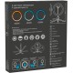 GAUSS RL002 Светодиодный светильник кольцевой ДНБ-14ВТ, USB, пульт управления в комплекте (3 цветовые температуры),диаметр 16см, IP20 Gauss