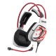 Наушники с микрофоном A4Tech Bloody G575 Naraka белый/красный мониторные USB оголовье (G575 NARAKA)