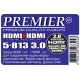Кабель соединительный аудио-видео Premier 5-813 HDMI (m)/HDMI (m) 3м. феррит.кольца черный (5-813 3.0)